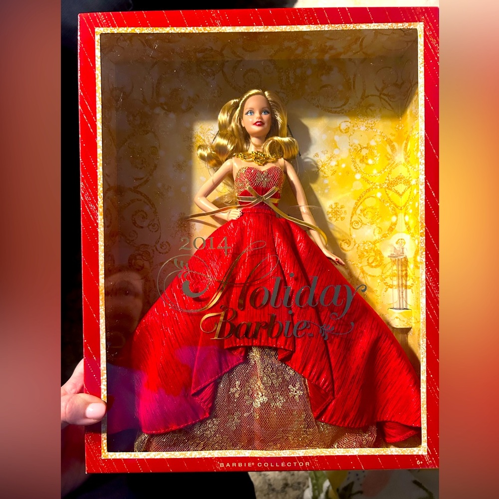 New and unopened 2014 Mattel
holiday Barbie